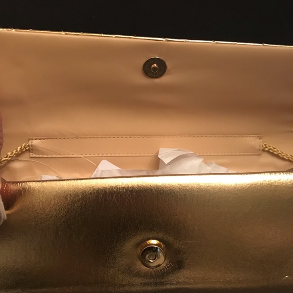 Gold Colour Evening Purse - Picture 5 of 6
